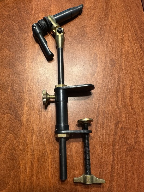 Vintage Bench Clamp On Fishing Fly Tying Vise