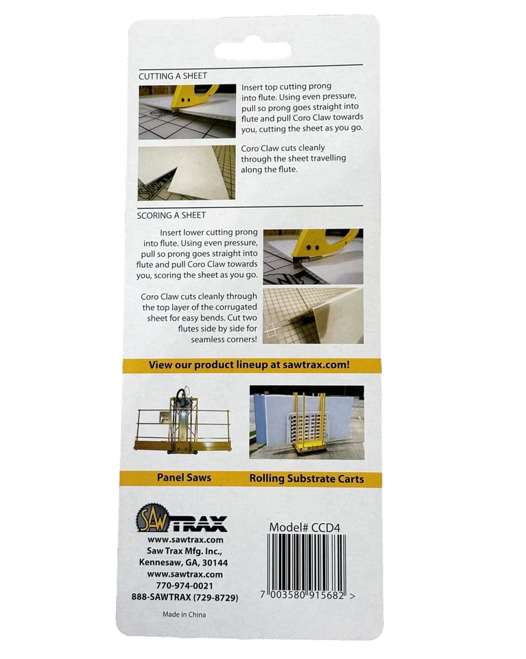 Cortador Coroplast CCD4 Coro-Claw 4 mm Foto 3 de 4