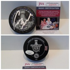 Craig Berube Signed St Louis Blues 2019 Stanley Cup Champions Puck JSA COA