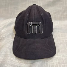 Travis Mathew Raised Logo Flexfit Hat ~ TORREY PINES Golf Club ~ Black Mens S-M