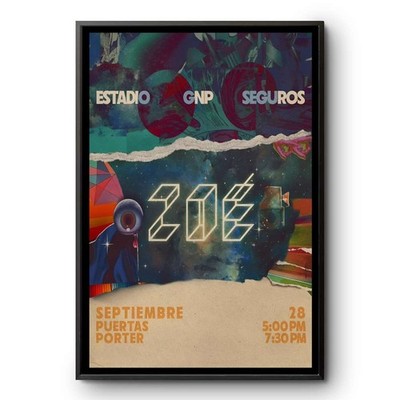 ZOÉ Sep 28 2025 Estadio GNP Seguros Mexico Poster