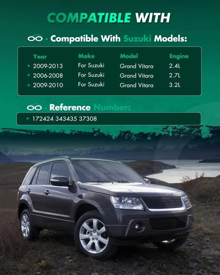 Front & Rear Side Struts Shocks Full Set fits 2006-2013 Suzuki Grand Vitara Foto 4 de 4