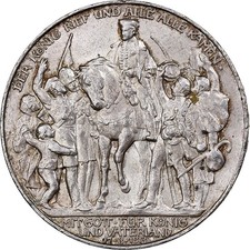 [#1200773] German States, PRUSSIA, Wilhelm II, 3 Mark, 1913, Berlin, Silver, AU