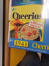 Cheerios 60th Anniversary 1995 Lone Ranger box of cereal collectibles lunchbox