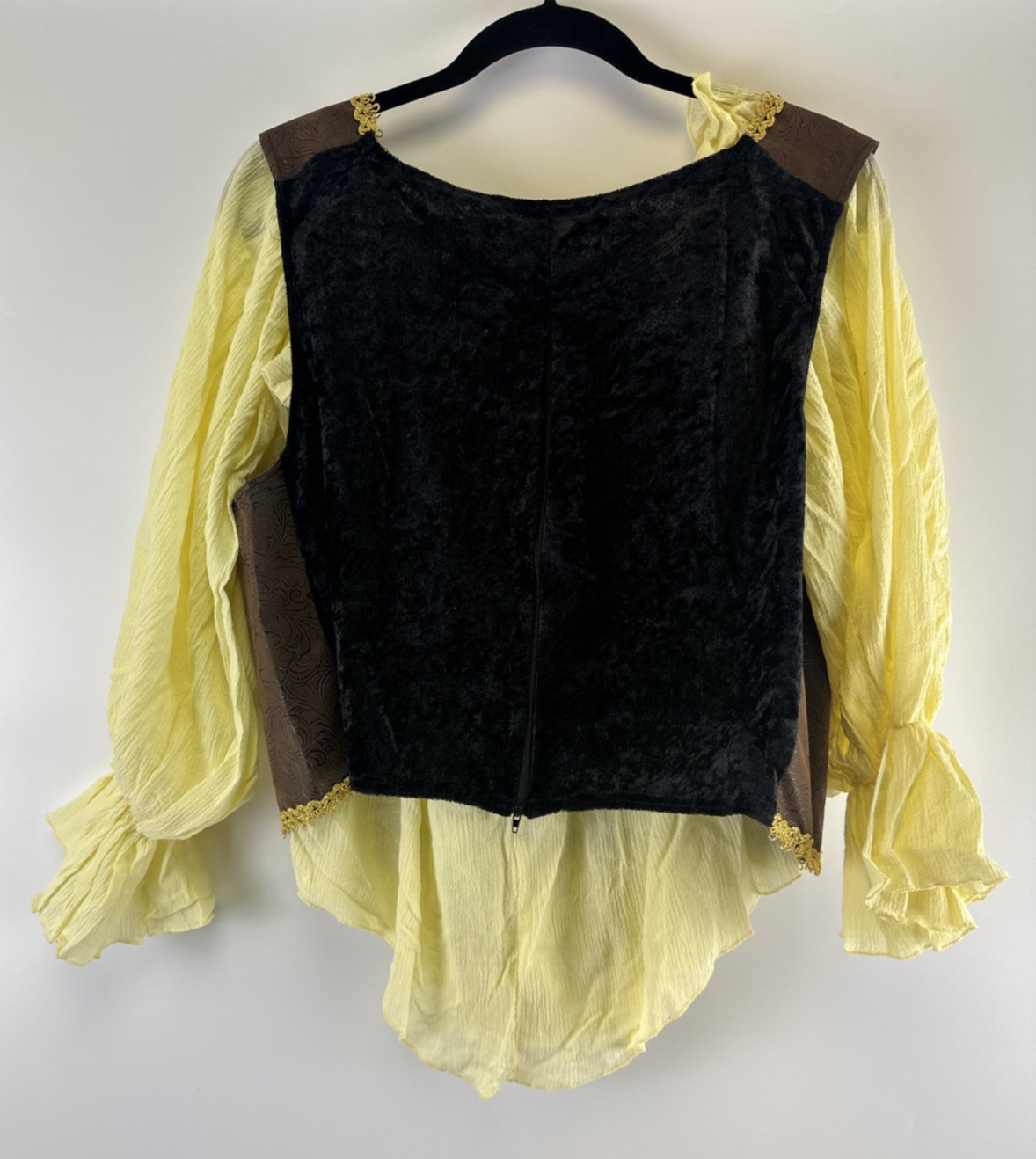 Incharacter Rustic Pirate Lady Costume Plus 3X Corset Gauze Blouse Boot Tops Hat