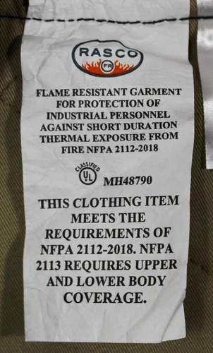 Rasco FR Mens 2XL Insulated Duck Work Vest Black CAT 3 Flame Resistant NWOT image 12