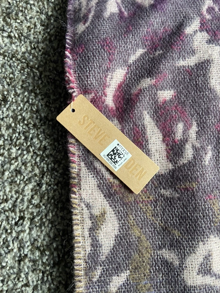 Steve Madden Mujer Logo Bufanda GT1000LT 76" L x 13" W Nuevo* Foto 4 de 4