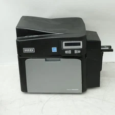 FARGO DTC4000 THERMAL TRANSFER FULL COLOR ID CARD PRINTER *NO AC ADAPTER* T4-C5