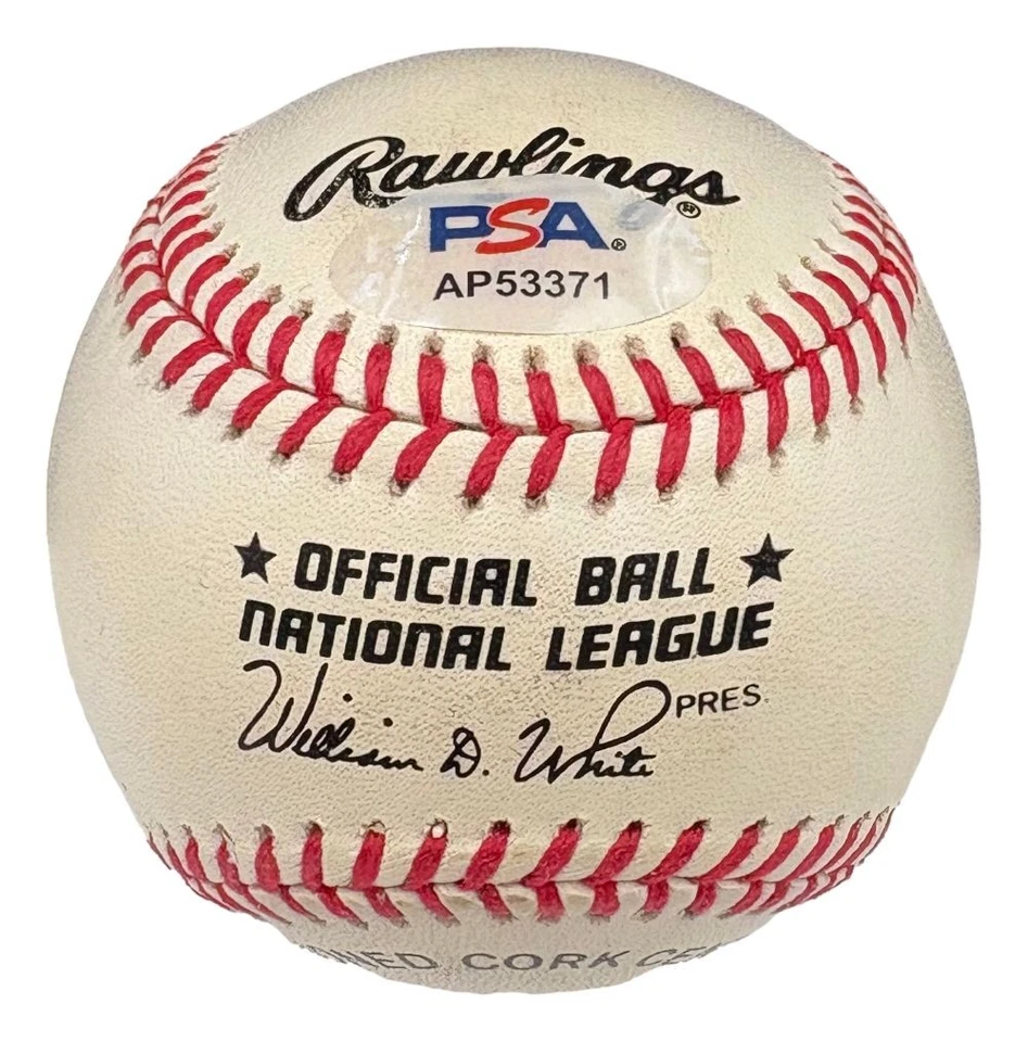 Willie Mays San Francisco Giants Signed National League Baseball PSA AP53371 - Image 2 of 2