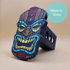 Tiki Trailer Hitch Cover Multicolor Fits 2 Inch Receivers 3d Printed Hitch