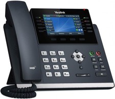 Yealink T46U IP Phone, 16 VoIP Accounts. 4.3-Inch Color Display. Dual USB 2.0, D