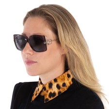 Salvatore Ferragamo Grey Square Ladies Sunglasses SF913S 057 55 SF913S 057 55