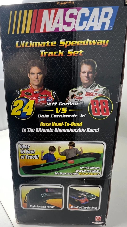NASCAR  Ultimate Speedway Track Set Gordon vs. Earnhardt Jr 2008 NEW In Box - Image 3 of 4