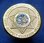 ✫ San Diego California Sheriff Court Service Bureau Challenge Coin ✫ — photo 2