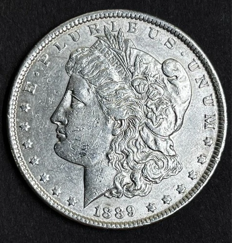 1889 Morgan Silver Dollar, AU