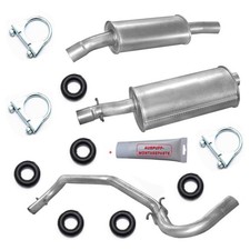 Impianto di scarico completo per Fiat Ducato 1 I 2.5TD 1.9TD marmitta + accessori montaggio