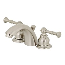 Kingston Brass KB95.NL Naples 1.2 GPM Widespread Bathroom Faucet - Nickel