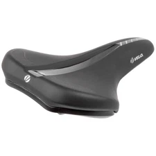 Velo Fit E1 Black Bicycle Saddle with Arc Tech Shock Absorption & Graduated