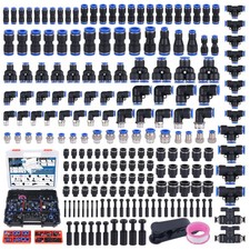 200 PCS Quick Connect Air Hose Fitting Assortment Kit,Push to Connect Fittings 1