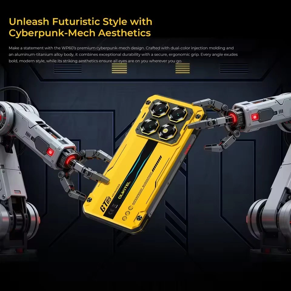 Global Version OUKITEL WP60 5G Rugged Phone 7.2” 120Hz 108MP 48GB+512GB 10000mAh - Image 3 of 4