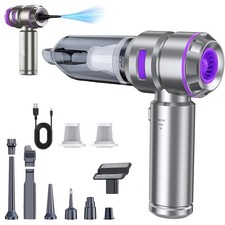 Mini Vacuum Cleaner, 4 in 1 21000PA Brushless Car Vacuum 210000RPM Air Duste...
