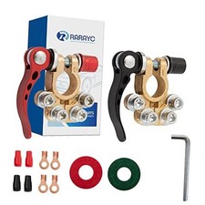 Military Spec Battery Terminal Connectors Top Post Kit with Cover,Copper 2 PCS