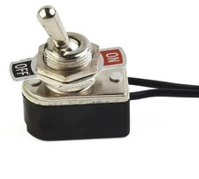 Spst Toggle Switch 6a 125v On Off Rocker Switch With Wire 12mm Mount Spst Toggle Switch 6a 125v On Off Rocker Switch With Wire 12mm Mount