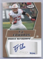 2019 Sage Hit Premier Draft High Series Football Cards 15