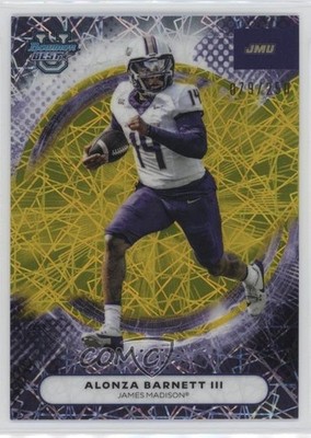 2025 Bowman U Yellow Lazer Refractor 79/250 Alonza Barnett III #79 0j3l
