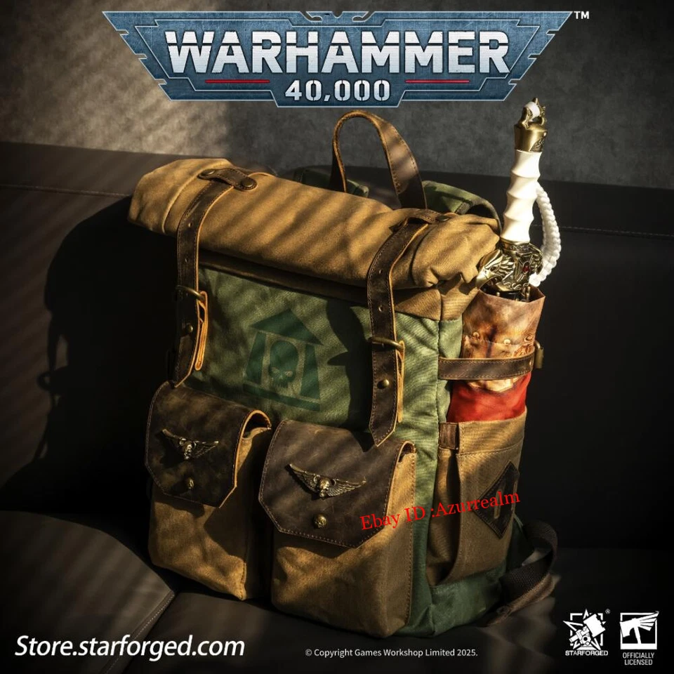 Warhammer 40,000 Spiel Offizielles De Gloria Cadia Support Backpack MK.Ⅲ - Bild 3 von 4
