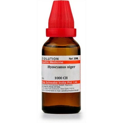 Willmar Schwabe Homeopathy Hyoscyamus niger (30 ML) (Select Potency)