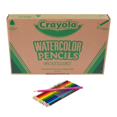 Crayola Classpack Watercolor Pencils 1ct 20 Each 12 Colors Assorted Teacher