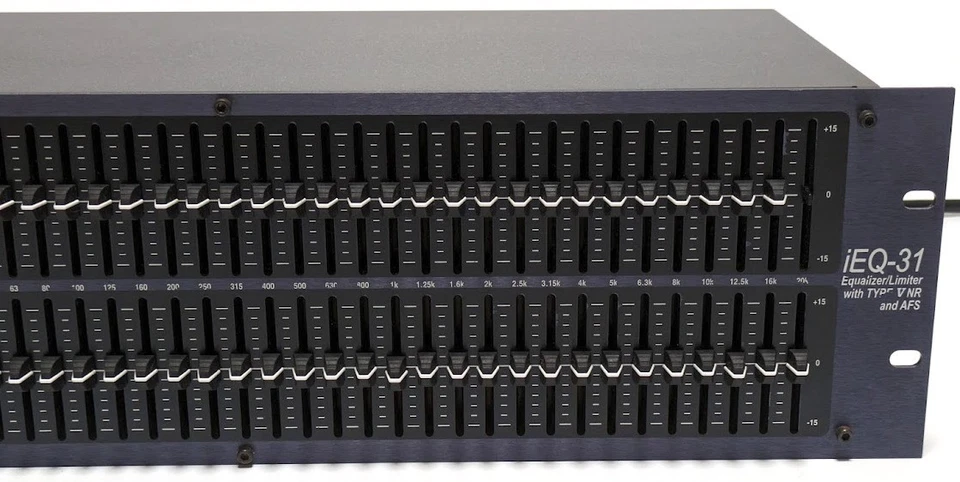 dbx iEQ-31 Dual 31-Band Graphic Equalizer with AFS & Type V NR Tested Japan - Image 3 of 4