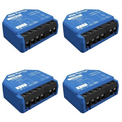 Shelly Plus 1 Gen3, WLAN + Bluetooth Schaltaktor, 4er Pack