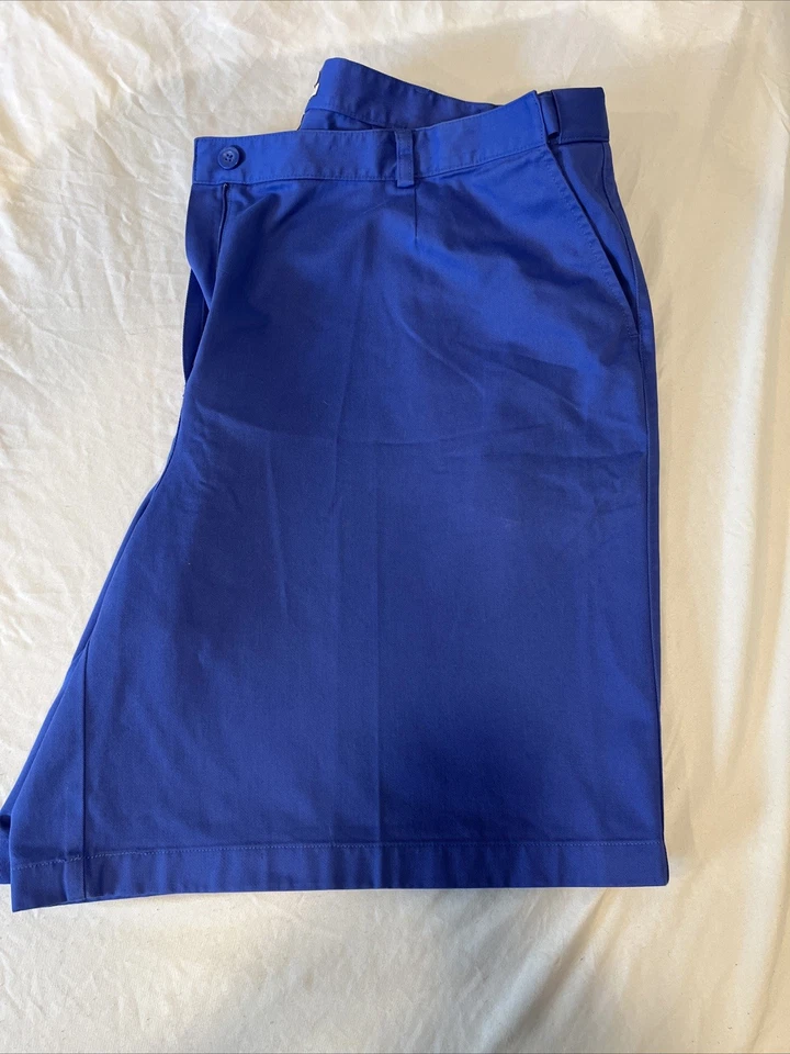 L.L. Pantalones Cortos Chinos BEAN Para Mujer Calce Original Algodón Sin Arrugas Azul Aqua Talla 22W Foto 4 de 4