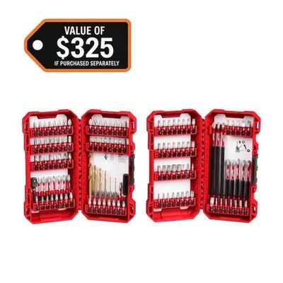 Milwaukee SHOCKWAVE Impact Duty Alloy Steel Screw Driver Bit Set (125-Piece)