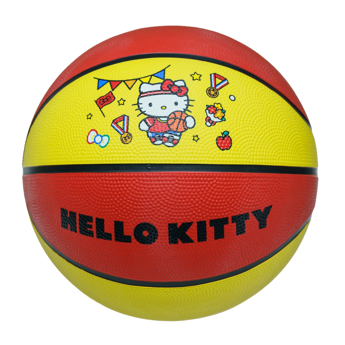 Hello Kitty Size 5 Basketball, Red & Yellow Basketball for Indoor