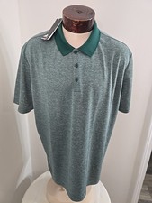 Adidas Performance Polo Men's XXL 2XL Green White Camo Golf Polo Shirt New