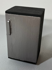 Dollhouse Miniature 1/12 Stainless half REFRIGERATOR Fridge School Shop Kitchen