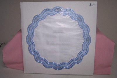 Creative Memories Jumbo Scallop Circle Pattern Custom Cutting System + Template