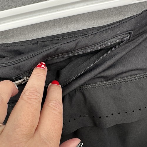 Athleta Laser Run Skort Womens Small Tennis Golf Skirt Workout S/210532-00 Black - Picture 9 of 17