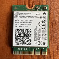 INTEL DUAL BAND WIRELESS-AC 7265 Wireless WiFi Card 7265NG PD97265NG