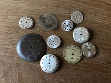 Kit Spheres 10 Multi Brand Dials - Many Sizes - Vintage Watches
