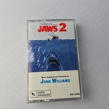 NEW SEALED John Williams Jaws 2 Original Soundtrack Cassette Tape  VSC-5328 M-NM