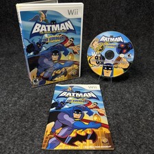 Batman The Brave and the Bold Wii Nintendo Case Disc Manual