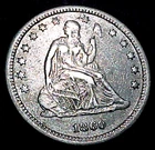 1860 SEATED LIBERTY  QUARTER ........MIN. BID .01 & NO RESERVE!