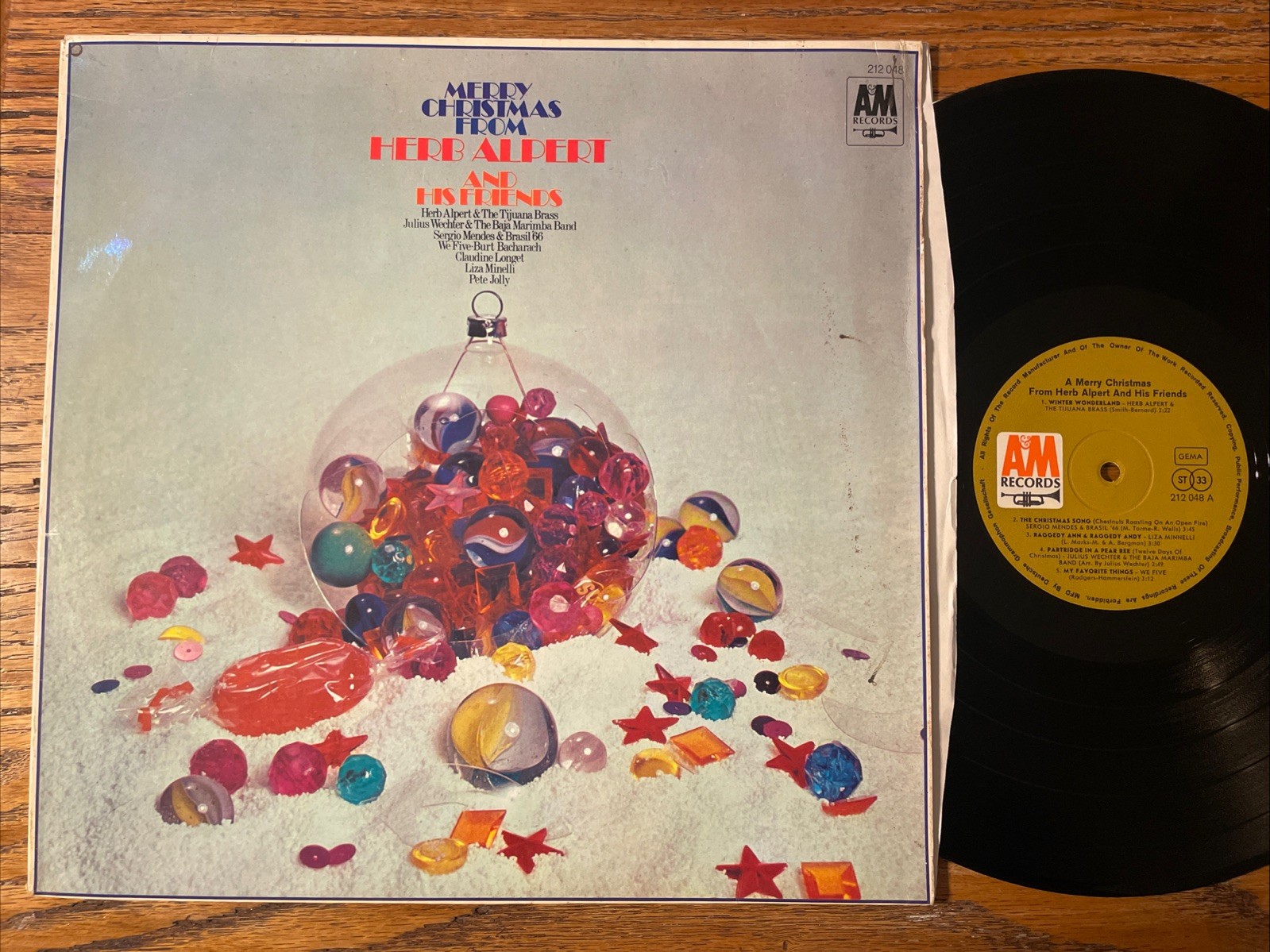 Merry Christmas From Herb Alpert And His Friends LP A&M German Press Germany EX!