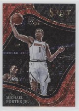 2021-22 Panini Select Courtside Red Disco Prizm 30/49 Michael Porter Jr #269 n0c