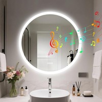 Bluetooth Rund Badspiegel Wandspiegel Mit Beleuchtung Badezimmerspiegel Spiegel
