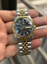 Rado Automatic Purple hourse Black Dial Two-tone Swiss Men’s watch 